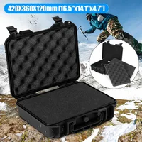 JETEVEVEN ToolBox Plastic Safety Equipment Case Waterproof Hard Carry Tool Case Bag Storage Box Camera Photography with Sponge 1
