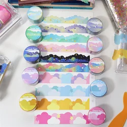 Ruban adhésif pour Scrapbooking, 5M, coréen Ins, nuage étoile, Washi, ruban de masquage décoratif pour Journal, papeterie de matériel pour bricolage 