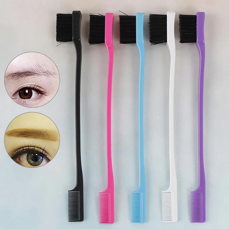 2018 NEW 1pcs Beauty Double Sided Edge Control Hair Comb Hair Styling Hair brush