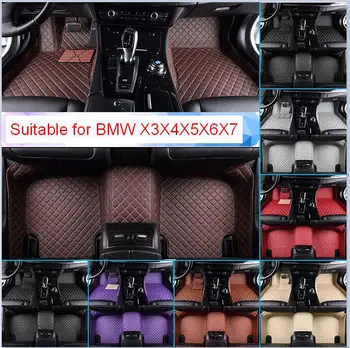 

Luxury car accessories car MATS apply 2008-2019 BMW X3X4 X5 X6 X7 car floor mats Custom auto parts interior cleaning carpet
