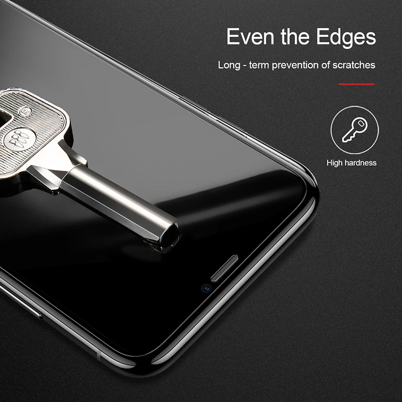 Ультратонкая защитная пленка Baseus 0,3 мм на весь экран для iPhone 11, прозрачная пленка из закаленного стекла для iPhone 11 Pro MAX glass