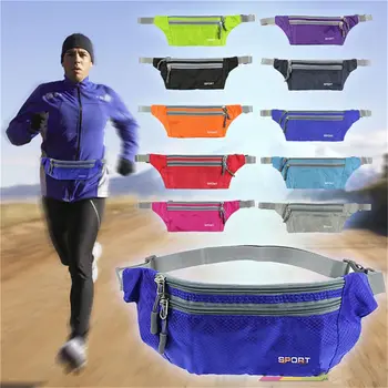 

Nylon Waist Pack Men Women Fashion Multifunction Fanny Pack Bum Bags Hip Money Belt Travel For Mobile Waterproof Phone Bag Unis
