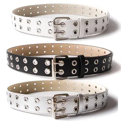 Fashion Alloy women Belts Chain luxury for Genuine PU New style Pin Buckle Jeans Decorative Ladies Retro Decorative Punk