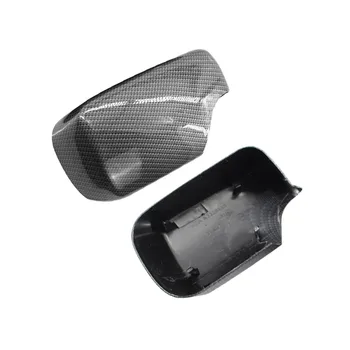 

2Pcs Abs Rearview Side Door Mirrors Cover Trim Car Styling For BMW Mirror Cover Casing Cap Carbon Fiber Accessories