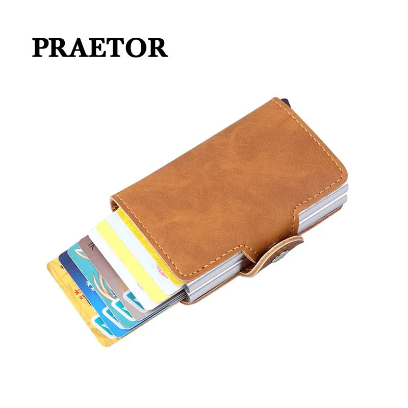 

2019 Wallet Business Credit Card Holder Wallet Unisex Metal Blocking RFID Wallet ID Card Case Aluminium Travel Purse
