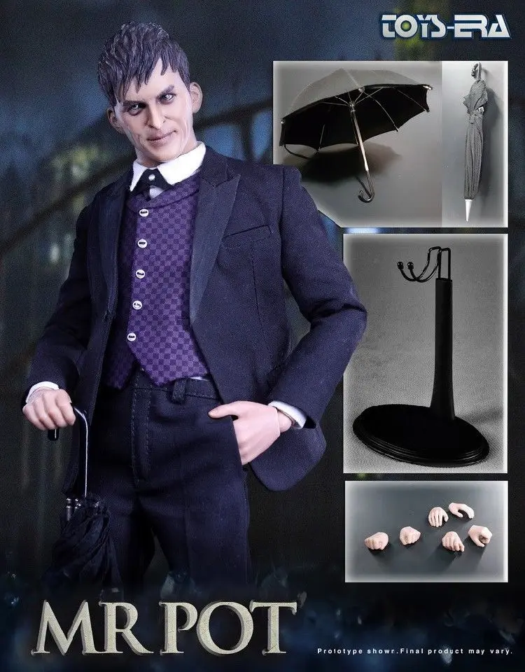 Игрушки ERA TE019 1/6TH нам ТВ серии Готэма смех Пингвин Корбет MR горшок 1" Коллекционные фигурки" сделай сам"