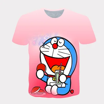 Anime Cat dziecięce t-shirty 2021 letnie chłopięce i dziewczęce śliczne luźna koszulka 3D Print Cartoon bluzy z motywem zwierzęcym O-Neck odzież dziecięca tanie i dobre opinie ETST WENDY Damsko-męskie 4-6y 7-12y 12 + y CN (pochodzenie) Lato Koszulki moda SHORT Dobrze pasuje do rozmiaru wybierz swój normalny rozmiar