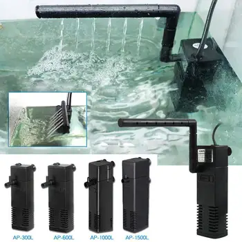 

Internal Aquarium Fish Turtle Tank Filter Filtration Submersible Pump Spray Bar(EU Plug)