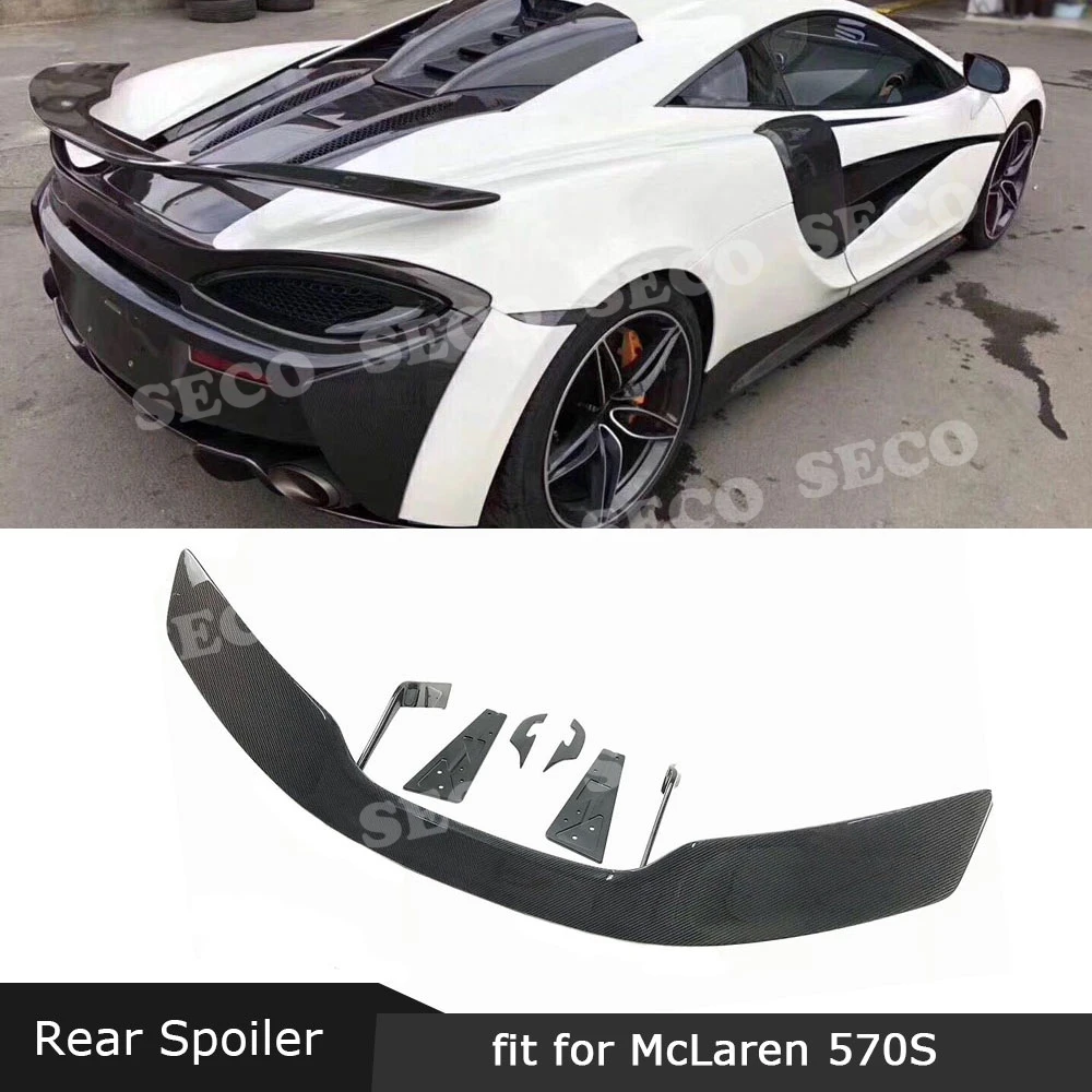 Fit For Mclaren 540c 570s 570gt Nc Style Spoiler Carbon Fiber Rear