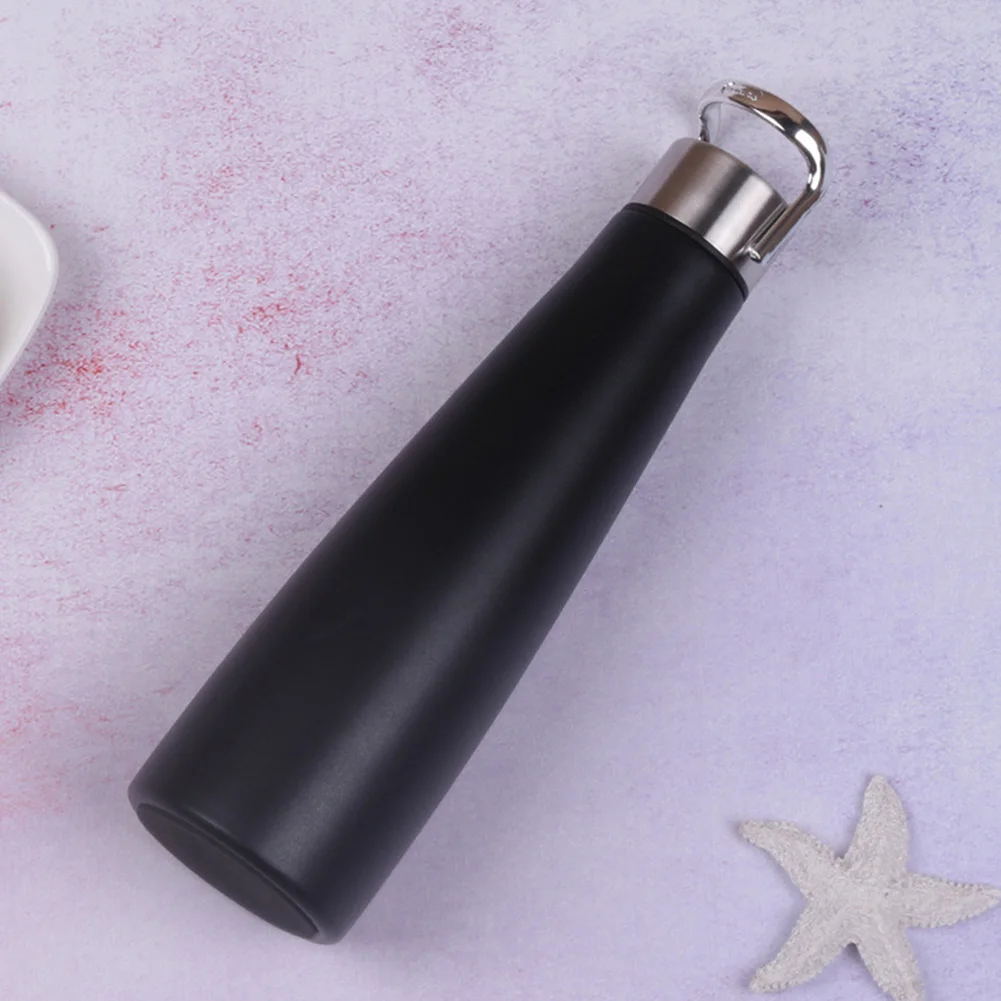 Leakproof Double Deck Outdoor Sports Fashion Solid Gifts Home Stainless Steel Office Vacuum Cup 500ml Non-Slip Travel Portable