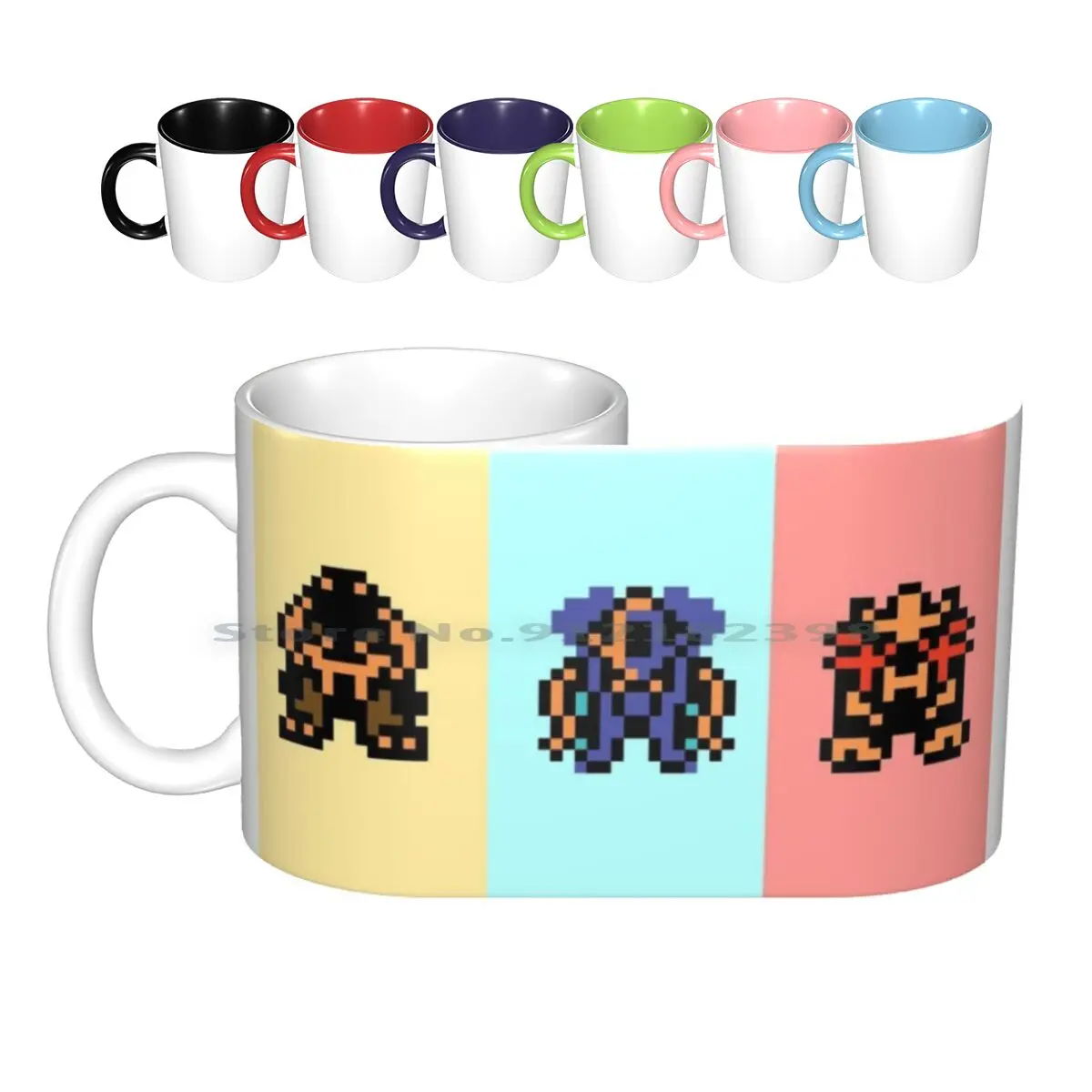 Cani Misteriosi-Versione Color Pastello Tazze In Ceramica Tazze Da Caffè Tazza Da Tè Al Latte Cani Sprites Crystal Silver Gold Entei Raikou