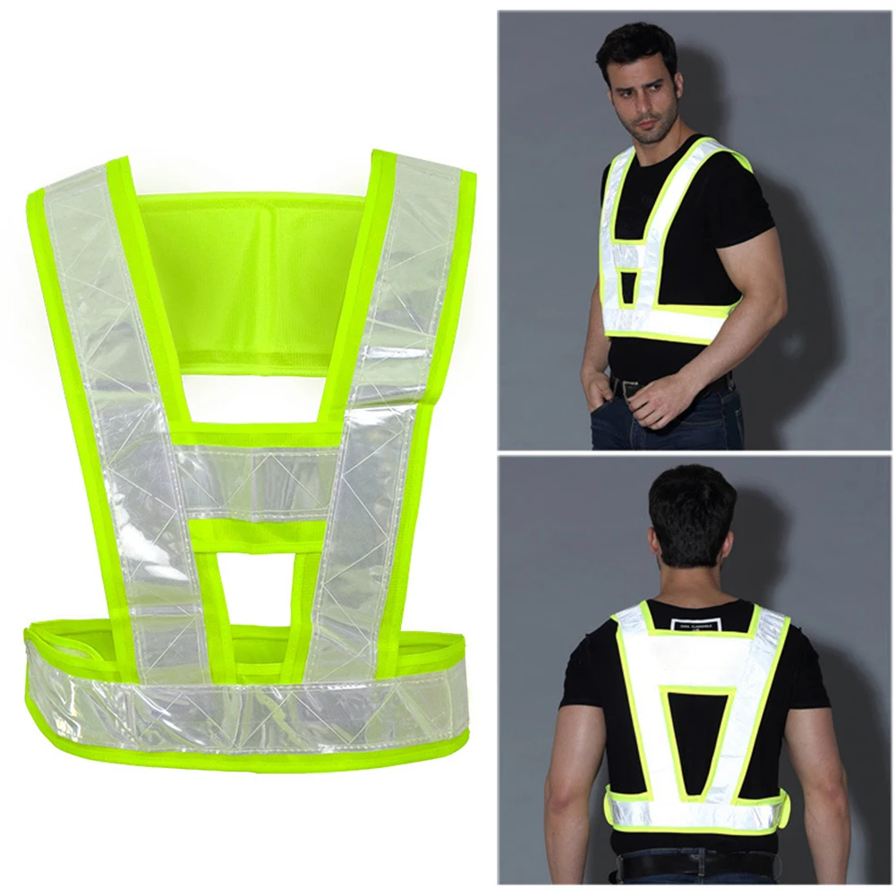 Reflective Belt Reflector Clothing High Visibility for Running Cycling Jogging Walking Security cycling Vests | Спорт и развлечения
