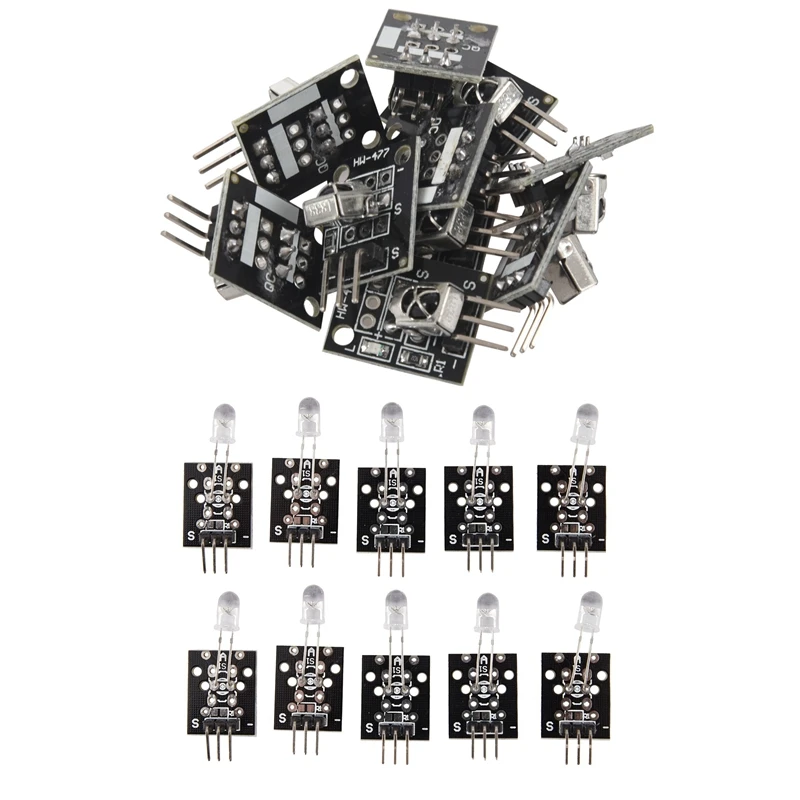 

1 Set of 20Pcs Infrared IR Receiver Sensor Module for Arduino Smart Electronics KEYES KY022 10Pcs KY-022 & 10Pcs KY-005