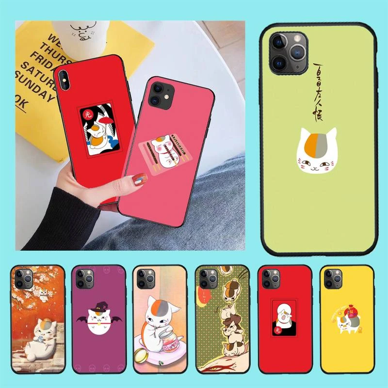 Yjzfdyrm Natsumes Book Of Friends Black Cell Phone Case For Iphone 11 Pro Xs Max 8 7 6 6s Plus X 5s Se Xr Case Phone Case Covers Aliexpress