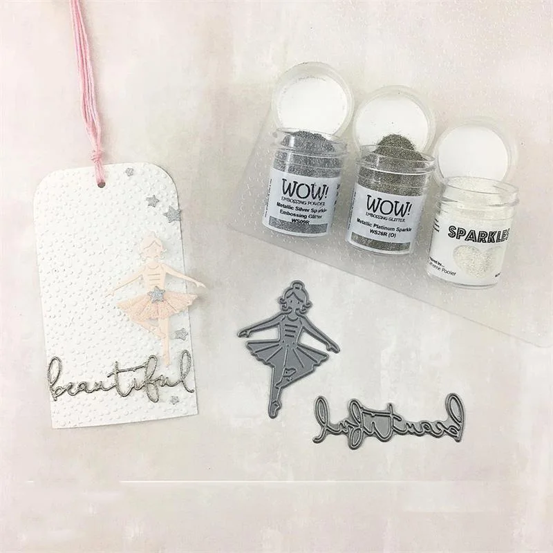 

Metal Cutting Dies for Scrapbooking Girl Angel Character Dies Cut Craft Stencil Handmade Album Paper Cards Making Model Decor
