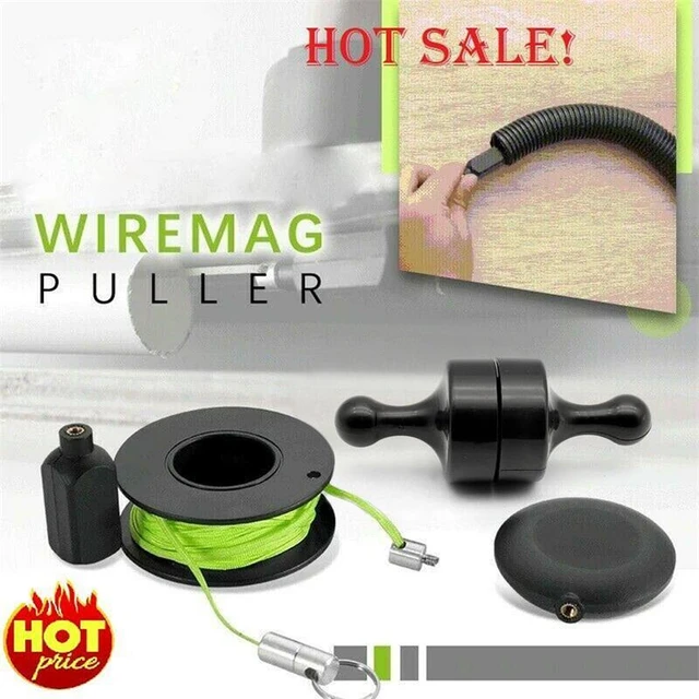 Wiremag Puller Magnetic wire guide Electrician Threader Handle Type Nylon  Pipe Hidden Thread Pipe Cable Laying Tools Stringer Se - AliExpress