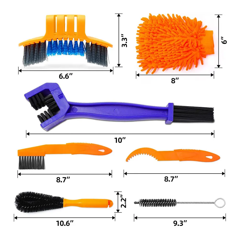 Bike Chain Cleaner Clean Machine Brushes Cycling Cleaning Kit