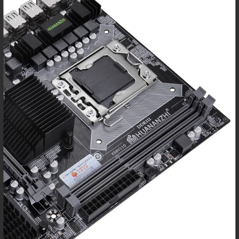 Новый комплект для процессора HUANANZHI X58 с кулером USB3.0 LGA1366 Материнская Плата ЦП Xeon