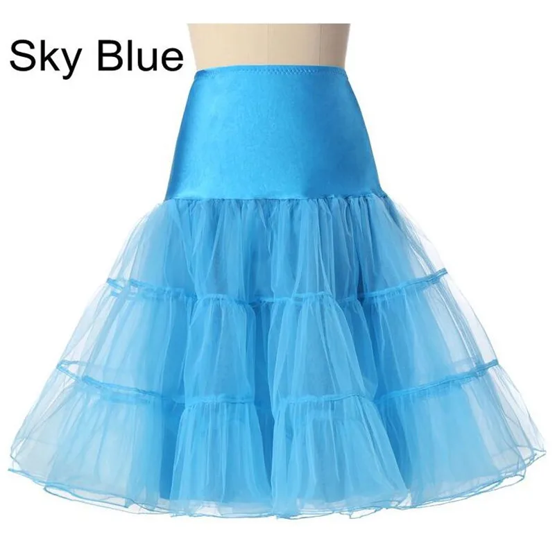 Ваша Primavera 2020! Enagua de Cosplay para mujer enaguas 65 см Lado hasta la rodilla Falda corta boda 3 capas All d|Юбки| |