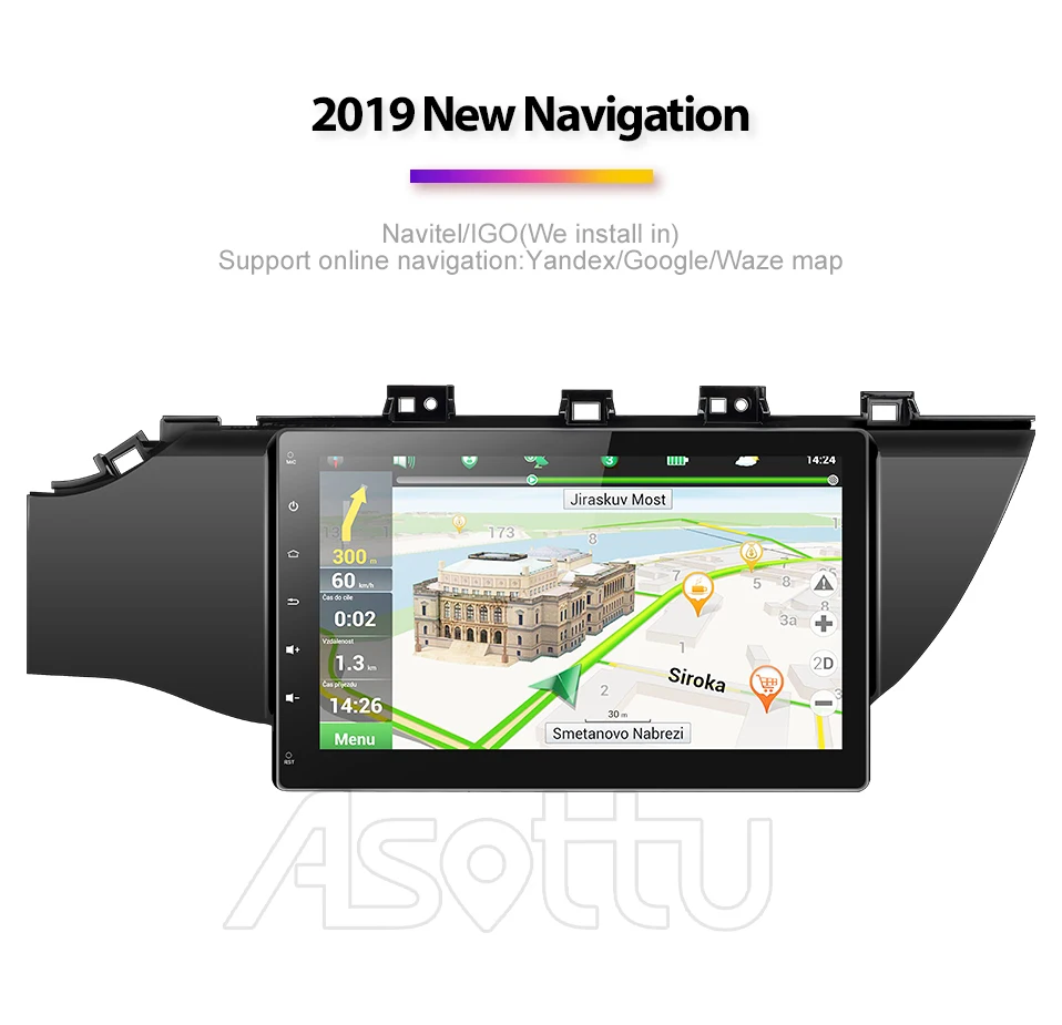 Asottu C17K21071 android9.0 PX30 автомобильный dvd-плеер gps навигация для Kia rio k2 автомобильный стерео радио видео плеер