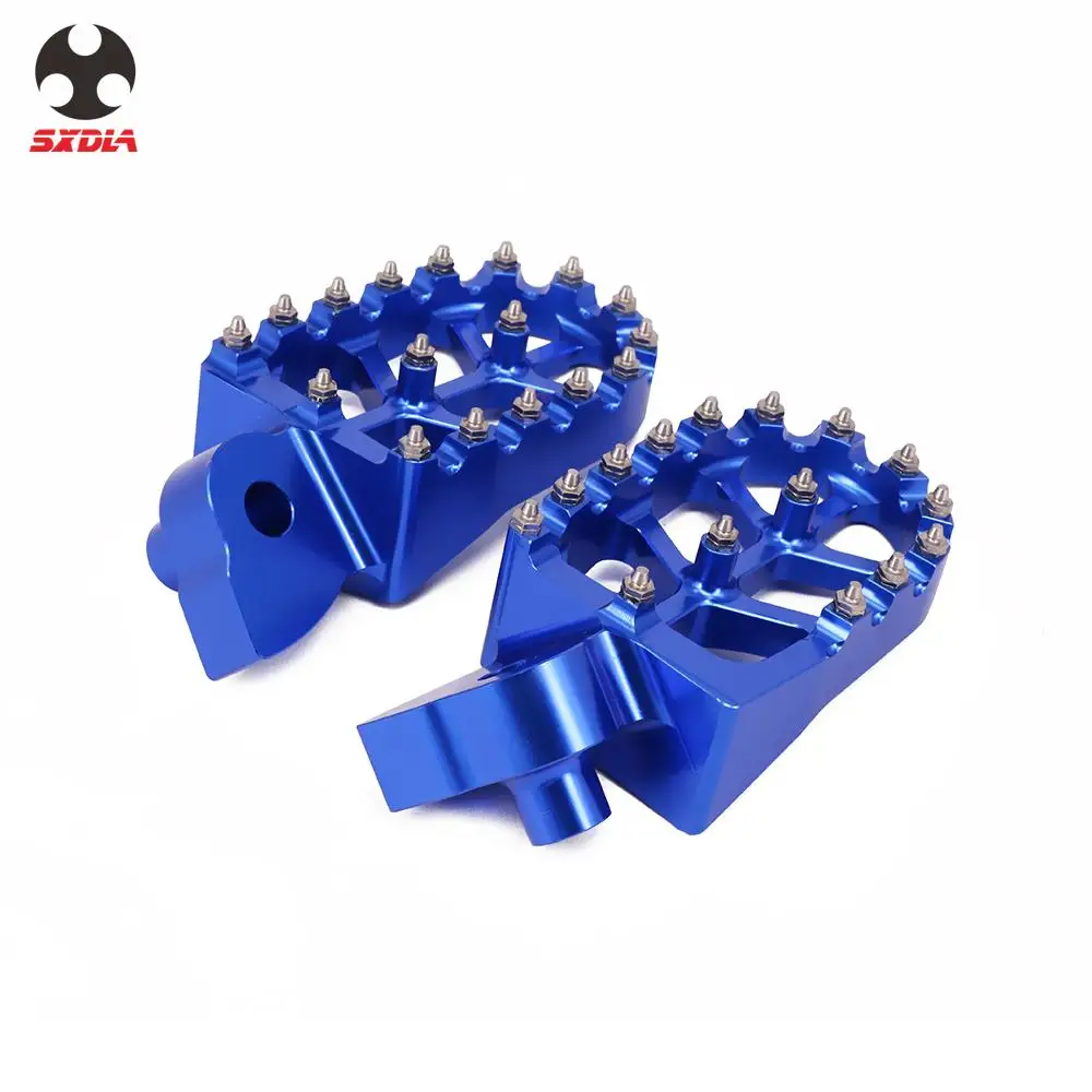Мотоцикл синий CNC подножки педаль для Yamaha YZ 65 YZ85 YZ125 YZ250FX WR400F WR426F WR450F 1997 2000 2001 2008