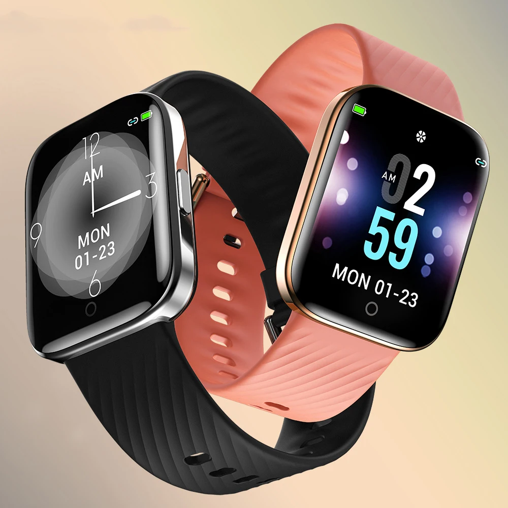 Смарт-часы для мужчин и женщин, цвет, OLED, для iPhone, сердечный ритм, кровяное давление, фитнес-трекер, IP68, водонепроницаемые спортивные Смарт-часы