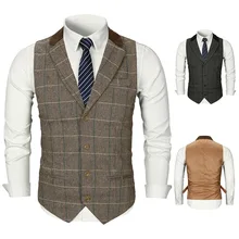 Ouma осенний и зимний стиль европейский и американский МОЛОДЕЖНЫЙ мужской однотонный клетчатый костюм с воротником si li kou