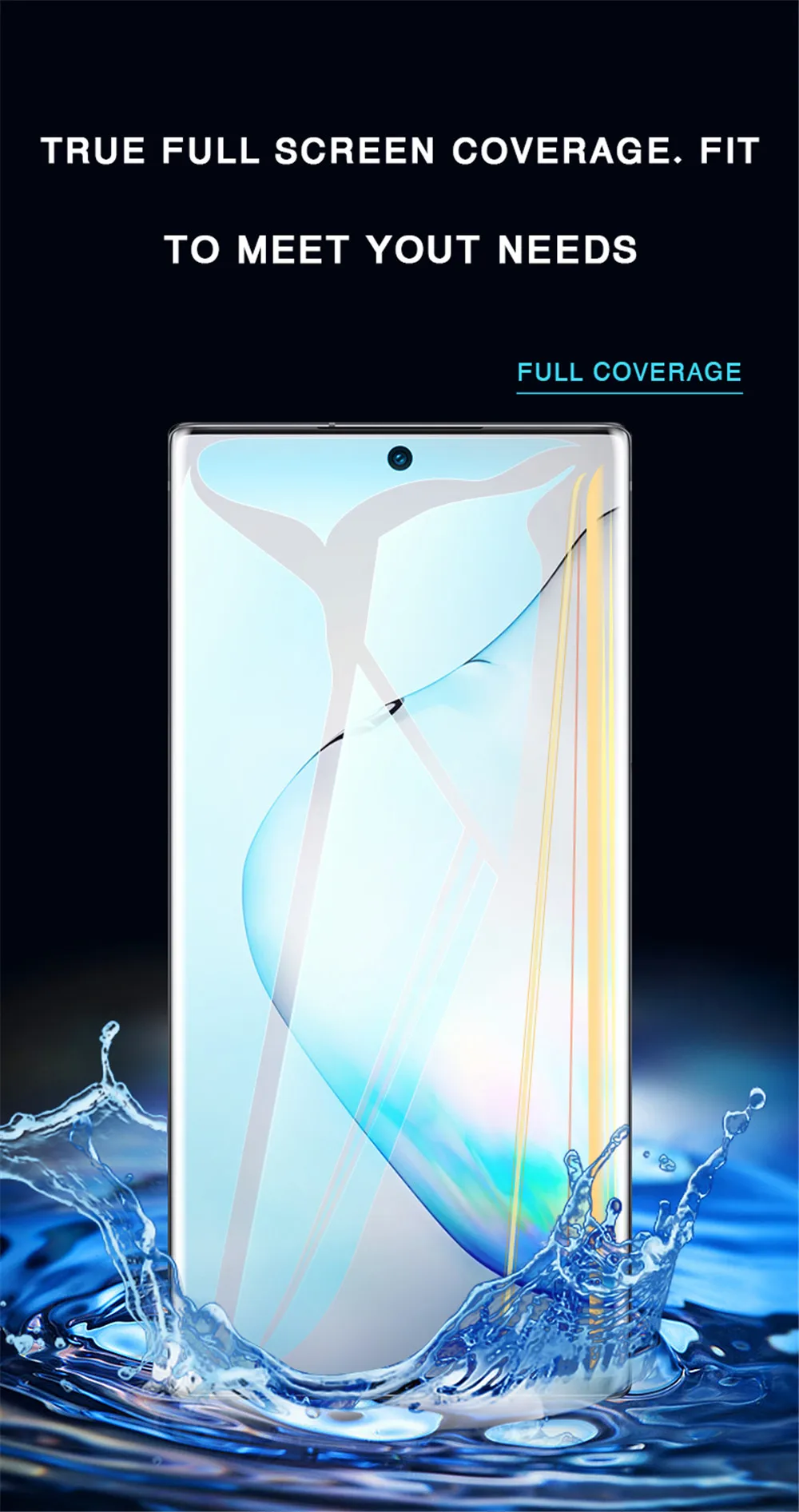 38D Защита экрана для samsung Galaxy S10 S9 S8 Plus Гидрогелевая пленка для samsung Note 8 9 10 Plus S10 5g Lite S7 Edge не стекло