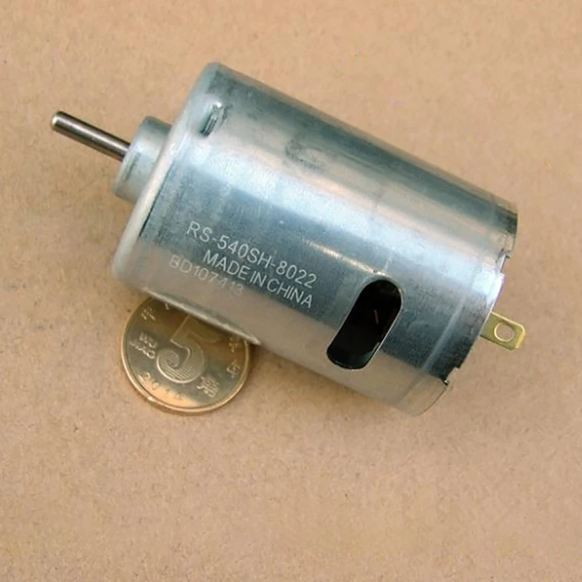 540SH-8022 мотор с Медь сплав угольные щетки и ротора DC7.4V 20800rpm Высокий Скорость
