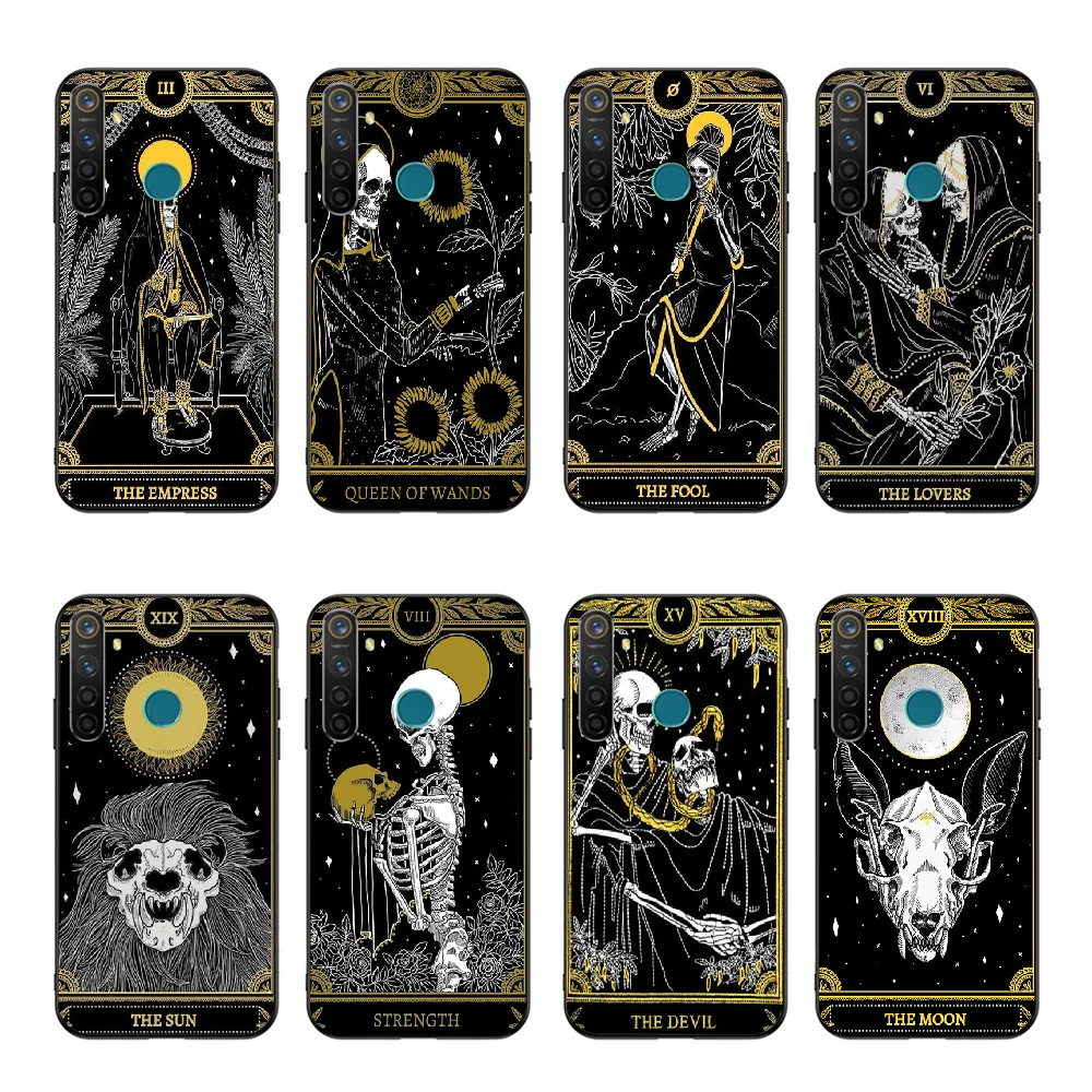 NBDRUICAI The Death Tarot DIY Роскошная фотография для OPPO Realme 5 3 2 Pro F7 F9 F11 F3 RENO чехол|Бамперы| |
