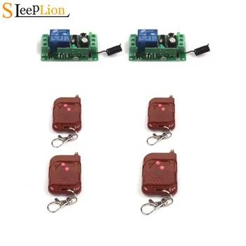 

Sleeplion DC 12V 10A 1CH Relay 315/433MHz Wireless RF 4 2-Key Smart Remote Switch Transmitter 2 Receiver 12V Switch Modules