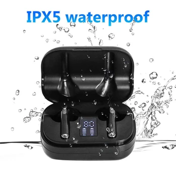 

TWS 5.0 Wireless Headphones Bluetooth Sports LED Headphones with Microphone Charge Box Headset Ear Buds for IPhone Android