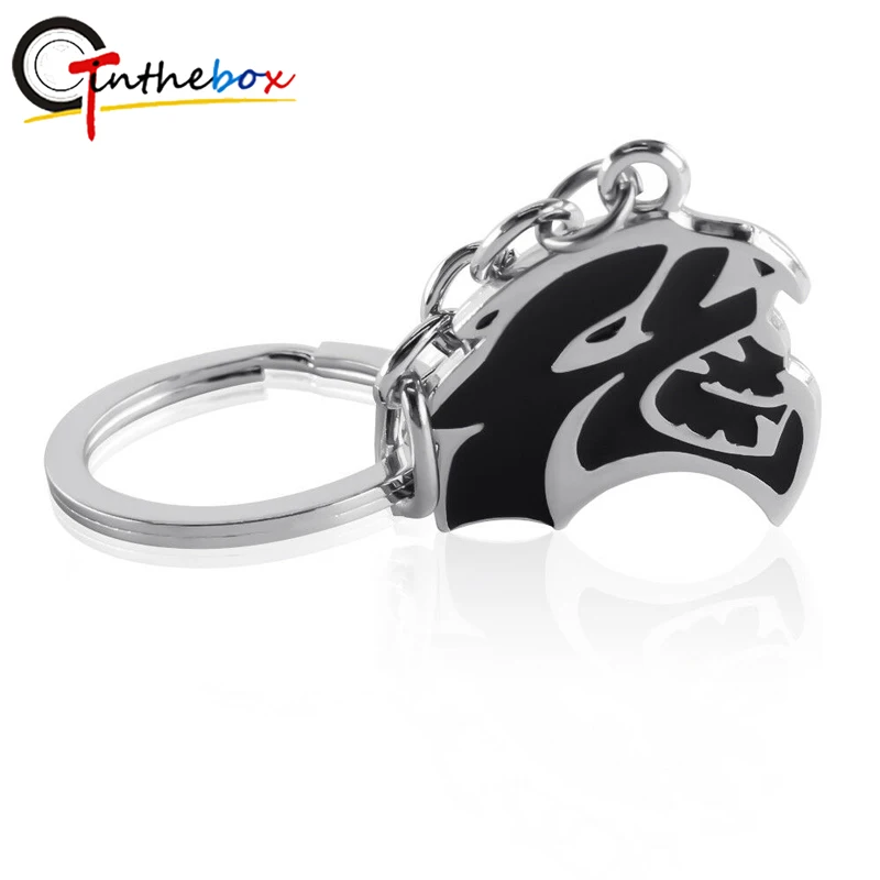 Gtinthebox 1x Hellcat Hell Cat 3D черный брелок колцо для ключей держатель Challenger Зарядное