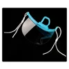 10PCS Transparent Catering Mask Colorful Holder Anti Fog Catering Food Hotel Plastic Chef Kitchen Restaurant Smile Mouth Masks 6