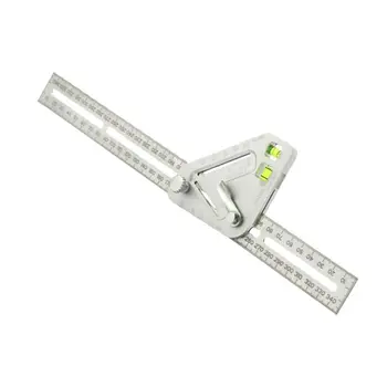 

Multifunctional Triangle Angle Ruler Level Protractor Woodworking Carpentry Tool 57BB