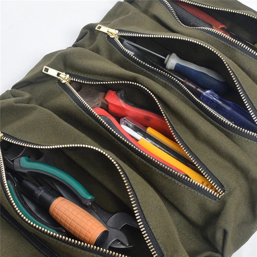 Автомобильные многофункциональные инструменты, автомобильный органайзер, многоцелевой инструмент, сумка, гаечный ключ, сумка для подвешивания, инструмент на молнии, сумка, Холщовый инструмент