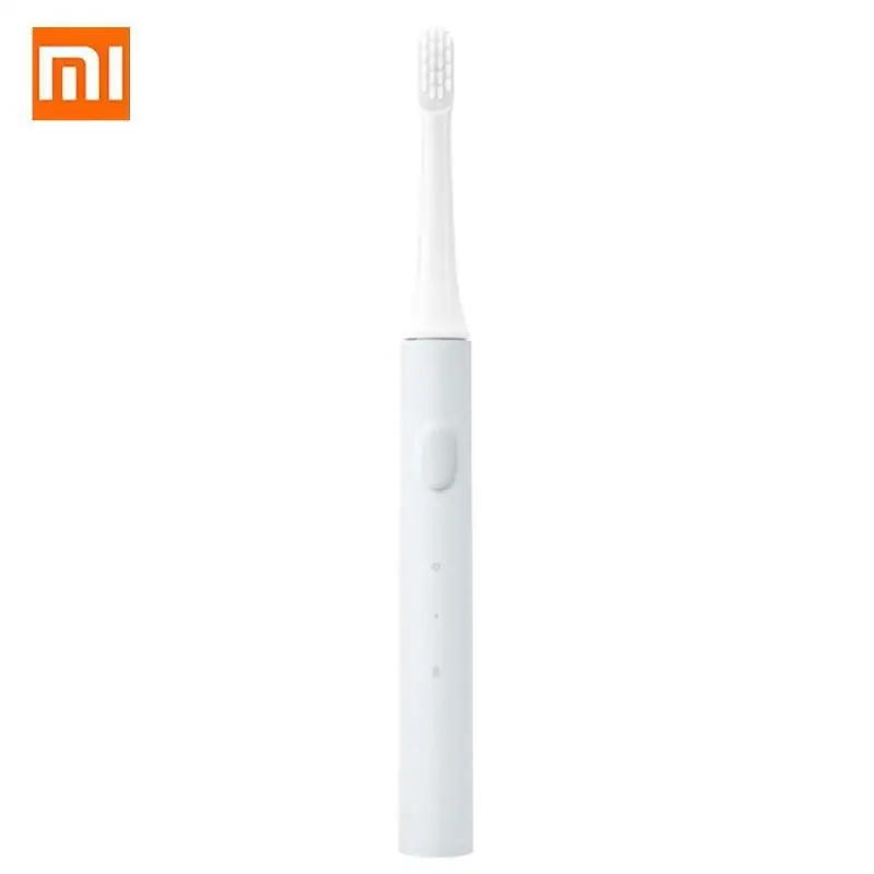 Xiaomi Mijia T100 электрическая зубная щетка Водонепроницаемая ультра звуковая автоматическая зубная щетка USB перезаряжаемая электрическая звуковая зубная щетка - Цвет: blue  T100