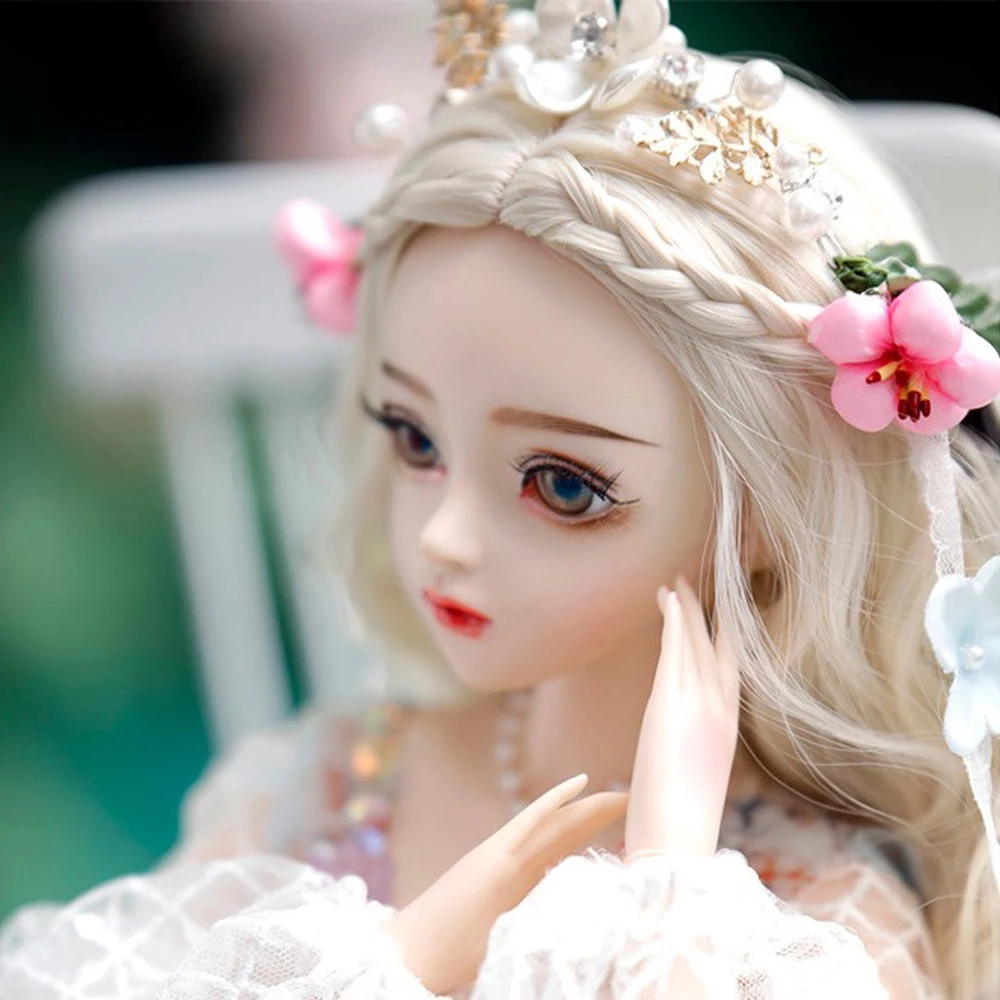 VICIVIYA 60 см 1/3 Bjd куклы свадебные девушки Сменные глаза игрушки макияж Магазин мяч 18 шарнирная кукла на Рождество