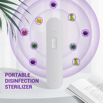 

Portable UV Sterilizer Light Handheld USB Rechargeable LED Sterilization Ultraviolet Tube Disinfection Ozone Bactericidal Lamp