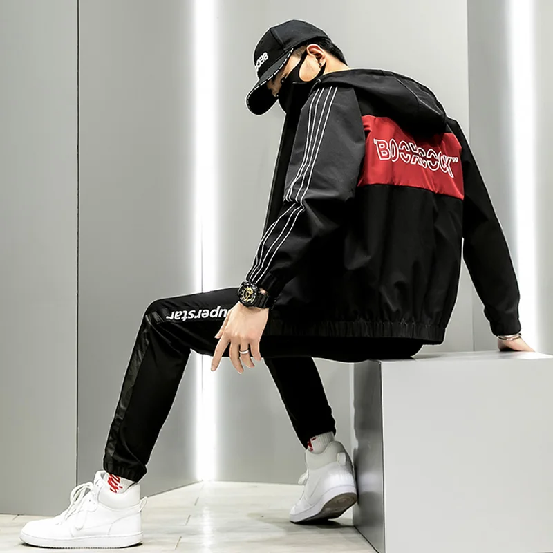 Men's Jacket+Pant Suit Tracksuit Male Sportswear Set 2020 Men Clothing Streetwear Jogger Spring 2 Pieces Sweatsuit Set Plus Size Men's Jacket+Pant Suit Tracksuit Male Sportswear Set 2020 Men Clothing Streetwear Jogger Spring 2 Pieces Sweatsuit Set Plus Size