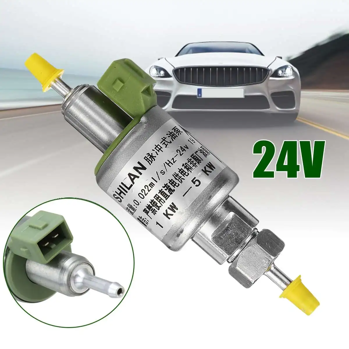 12 V/24 V для 1KW для 5KW для Webasto Eberspacher обогреватели для грузовика топливный насос мазута воздуха стояночный отопитель импульсный мембранный дозирующий насос - Название цвета: 24V