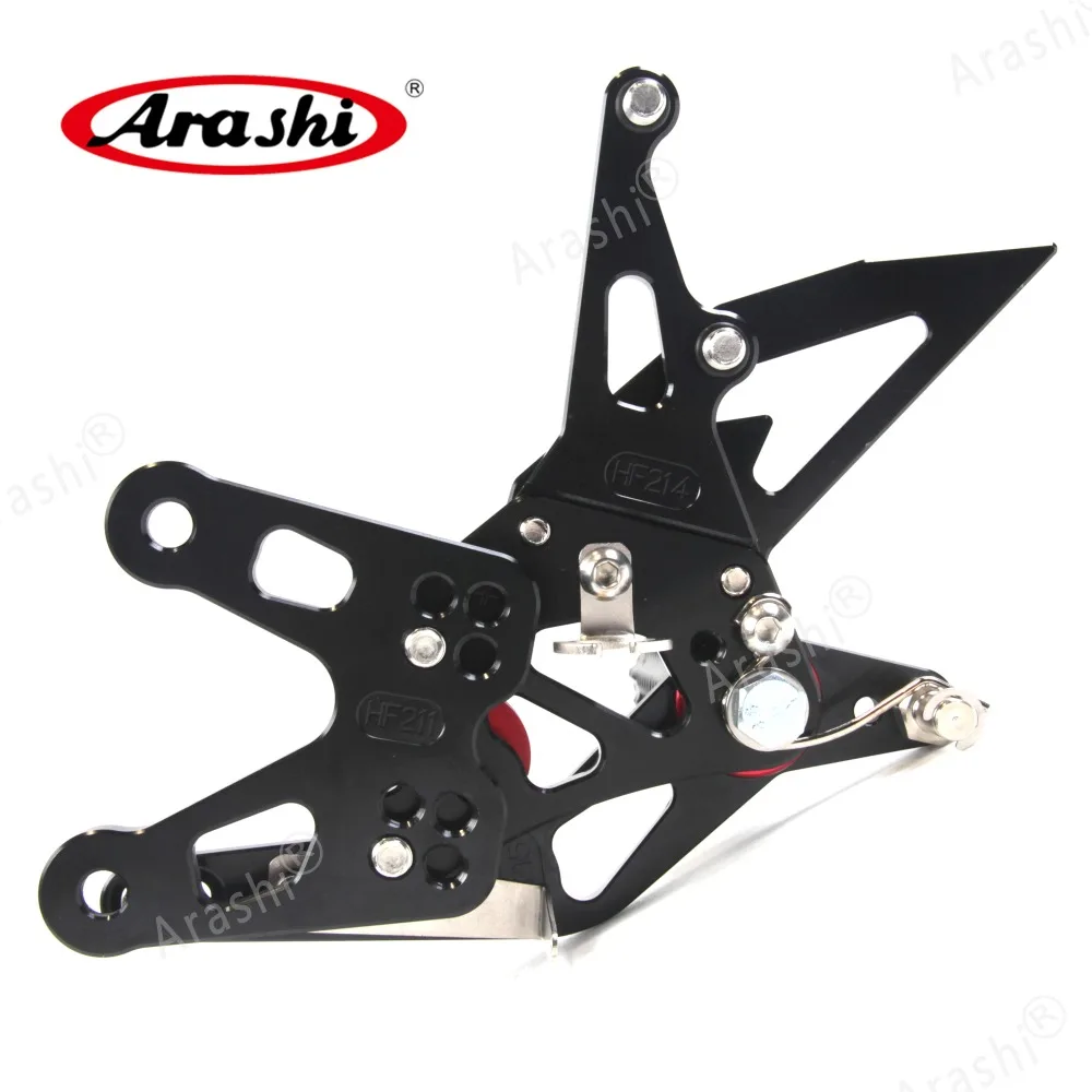 Arashi ZX10R NINJA 2006 2007 ЧПУ Регулируемая Задняя подставка для ног для KAWASAKI ZX-10R подножки педали для ног Rearset алюминий