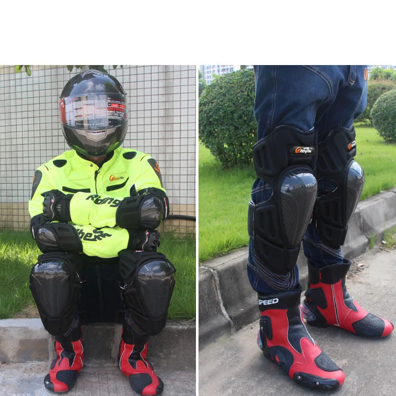 PRO-BIKER 4 шт./компл. защита на колено мотоцикла протектор защитный Ортез налокотники щиток для наколенников мотоциклистов Dizlik защита колена