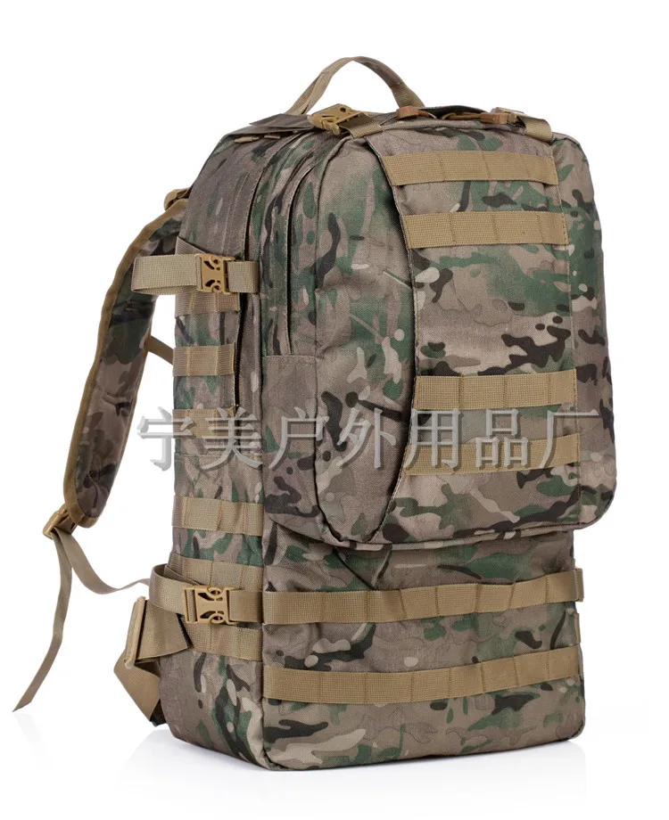 Combination Backpack Outdoor Backpack Mountaineering Bag 50L Waterproof Army Fans Camouflage Tactical Combination Tactical Backp