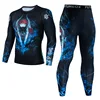 Men's Thermal Underwear For Men Male Thermo Kickboxing Clothes Suits MMA BJJ Tights Set Winter Quick Dry Long Johns Tracksuit 05 1