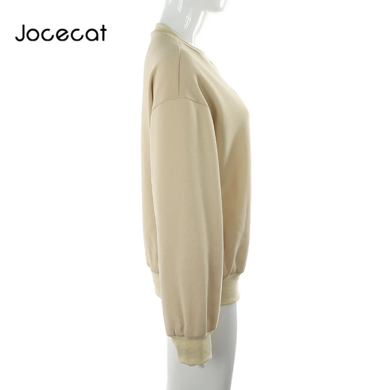 

2020 Autumn Plus Size Women Sweatshirt Neon Color Korean Fashion Pullover Letter Print Puff Long Sleeve Sweatshirts