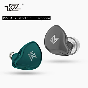 

KZ S1 S1D TWS Wireless bluetooth Earphone HiFi Earbuds Dynamic Balanced Armature Drivers Touch Control Gaming Headset with Mic