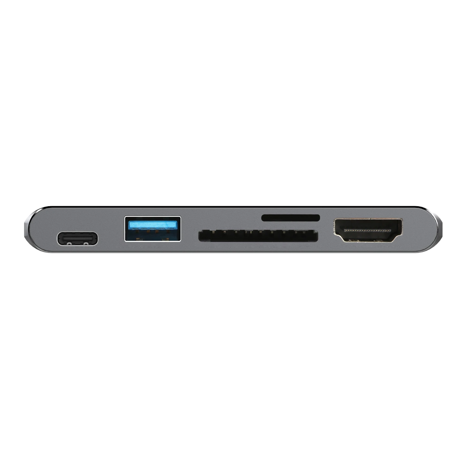 Алюминиевый сплав 5 в 1 Usb C концентратор usb 3,0 SD/TF pd HDMI адаптер