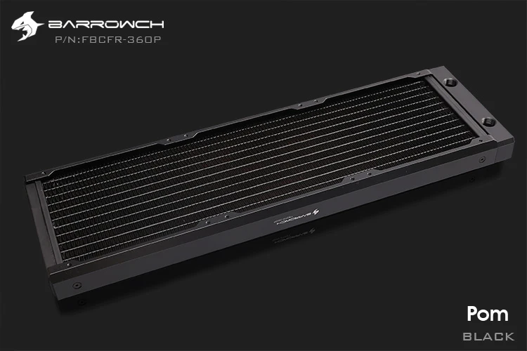 Barrowch Embutido Radiador Modular de Peixe Camaleão de 360 mm Radiador Removível de Acrílico Pom Adequado para Ventiladores de 120 mm Ventiladores e resfriadores - Imagem 2