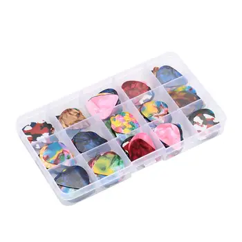 

Plectrum Picks Musical Accessories Protect Finger Bass 100pcs/Box Electric Guitar Universal Portable Colorful
